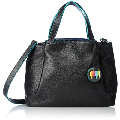 Imagen de mywalit Small Grab Handle Detachable Shoulder Strap, Bolso Unisex Adulto, Black Pace, S