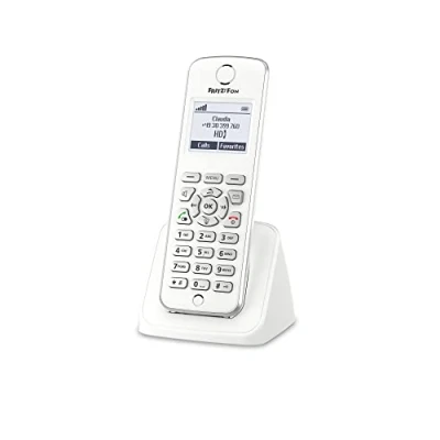 Imagen de AVM FRITZ!Fon M2 International Teléfono inalámbrico DECT, Pantalla Monocroma, Enviar y Recibir Mail, Noticias RSS, Radio por Internet, Compatible con FRITZBox Base menú en Español