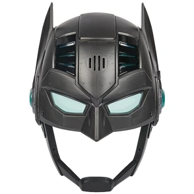 Imagen de DC Comics, Máscara de Batman con Visera, más 15 Sonidos y Frases, se Ilumina, Pilas Incluidas, Disfraz superhéroe, Juego rol para niños niñas a Partir 4 años