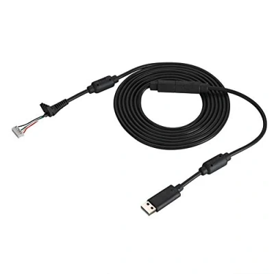 Imagen de Cable VBESTLIFE para Xbox 360, Adaptador USB Breakaway de Repuesto Gamepad 5 Pines 360 (Negro)
