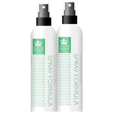 Imagen de Rubin Extensions 2 extensiones de cuidado en spray para cabello, unidades, formulado con queratina pelucas y postizos, 200 ml,