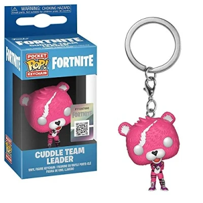 Imagen de Funko Pop! Keychain: Fortnite Cuddle Team Leader Minifigura de Vinilo Coleccionable Llavero Original Relleno Calcetines Idea Regalo Mercancia Oficial Video Games Fans