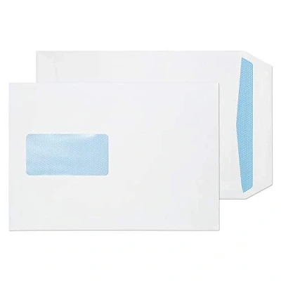 Imagen de Purely Everyday FL3084 Sobre con ventana (C5, 500 unidades, cierre autoadhesivo, 90 g/m², 29 x 162 mm), color blanco
