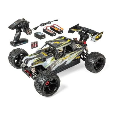 Imagen de Carson 500409087 1:8 Virus Race 4.3 4S brushless 100% RTR Blanco Buggy RC, Coche teledirigido, Offroad, vehículo RC 80 km/h,