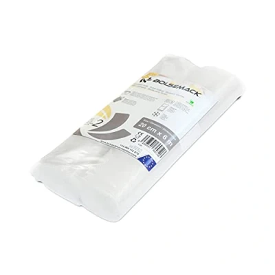 Imagen de Rollo gofrado de envasado al vacío (20cm x 6 metros) (2 uds.) para Todo Tipo envasadora doméstica, Foodsaver, Lacor, Caso, Silvercrest, etc.