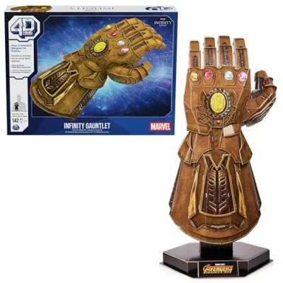Imagen de 4D Build GUANTE THANOS Puzzle Marvel 3D Juguetes Rompecabezas Juego Construcción Puzzles para Adultos y Niños 6069823 12 Años +