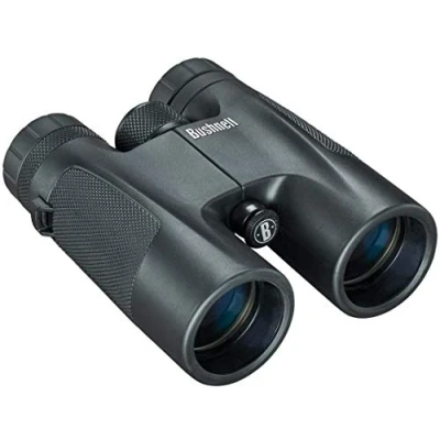 Imagen de Bushnell Powerview 10x42 Negro Prisma de techo Enfoque instantáneo Dioptrías ajustables Resistencia extrema Turismo Viajes Diseño robusto Prismáticos 141042
