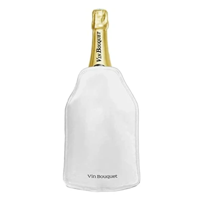 Imagen de VB VIN BOUQUET FIE 967 Funda Enfriadora Autojustable Anti Deslizante, Color Blanco