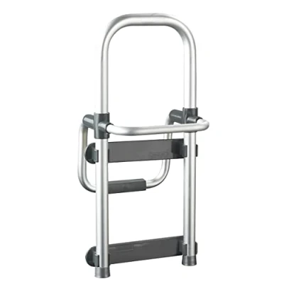 Imagen de Maximex Ayuda de acceso Secura para la bañera, fácil instalar, se puede cargar con hasta 150 kg, aluminio duradero y plástico resistente, plata