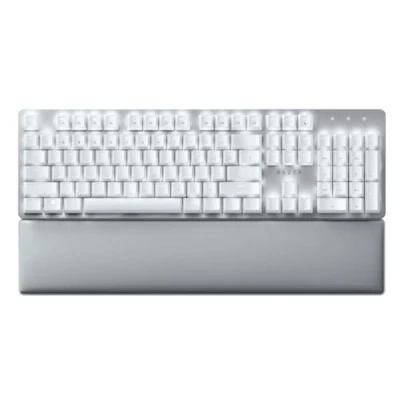 Imagen de Razer Pro Type Ultra Teclado Mecánico Inalámbrico para Máxima Productividad (Interruptores Amarillos Silenciosos y Lineales, Almohadilla de Piel Sintética, Dongle Multidispositivo, Bluetooth)