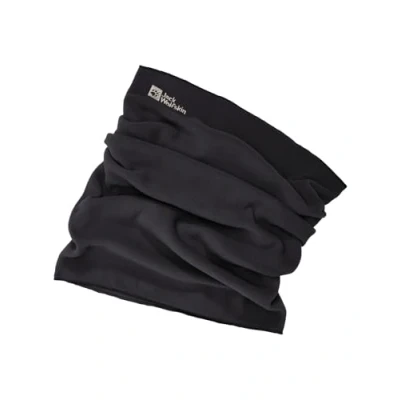 Imagen de Jack Wolfskin Bufanda unisex Real Stuf, color negro, talla única