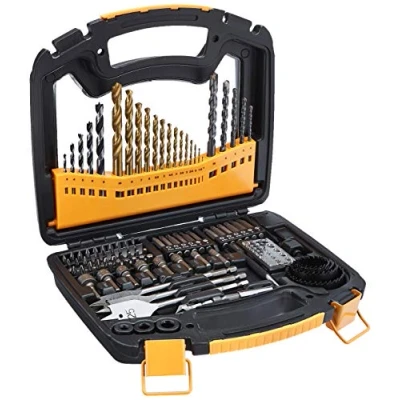 Imagen de Amazon Basics Juego de brocas y destornillador, 100 Unidads
