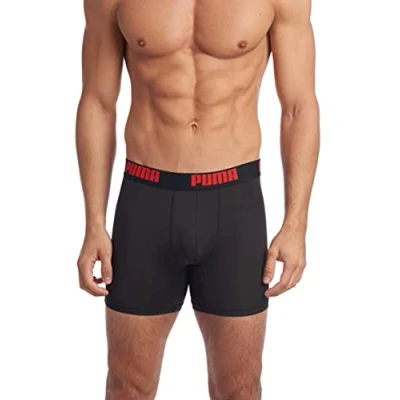 Imagen de Puma Tech Boxer Calzoncillos para hombre (3 unidades) negro Medium