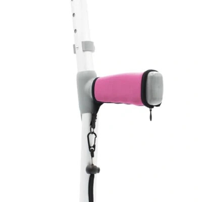 Imagen de Par de Fundas Acolchadas Rosas para el Mango la Muleta Mayor Comodidad con Correa Muñeca por Lifeswonderful