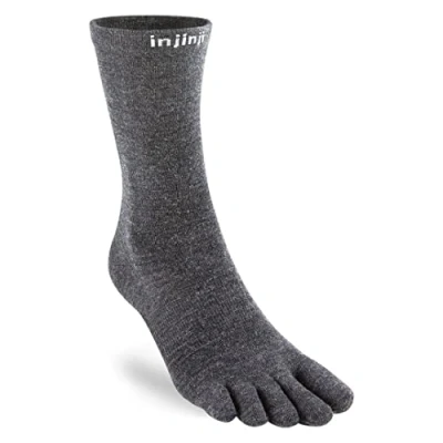 Imagen de Injinji Calcetines de lana unisex, gris, S