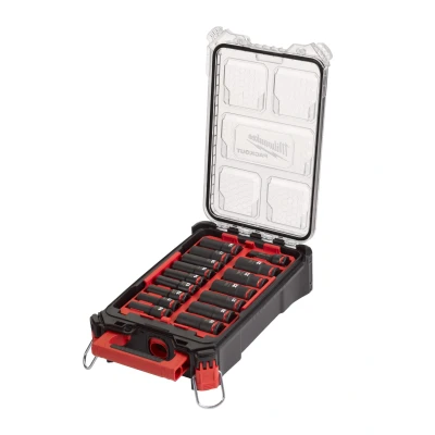 Imagen de Milwaukee Shockwave 4932480943 Juego de llaves impacto (1/2&quot; largo, 16 piezas)