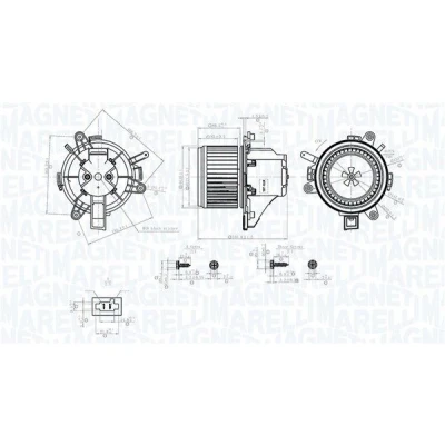 Imagen de Ventilador de habitáculo MAGNETI MARELLI 069412779010