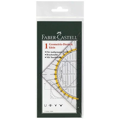 Imagen de Faber Castell 177091 triángulo triángulos (Transparente, 18 cm, 1,8 mm)