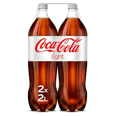 Imagen de Coca cola Light Refresco de sin azúcar, calorías Pack 2 botellas 2L