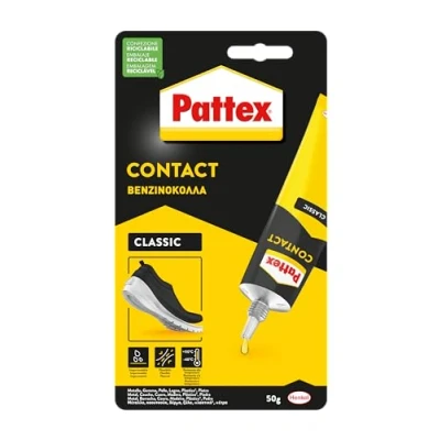 Imagen de Pattex 1413914 Cola de contacto universal instantánea multiusos, a prueba agua, transparente, 30 gr
