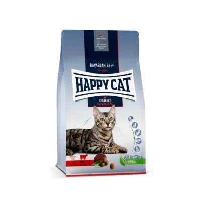Imagen de Happy Cat 70558 Culinary Adult Voralpen Rind Comida Seca para Gatos Adultos y resacas 1,3 kg de Contenido