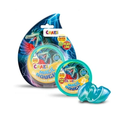 Imagen de CRAZE Pasta de modelar para niños Magic Dough sin BPA y gluten, 35 g, colores surtidos, 1 unidad