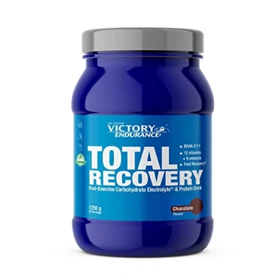 Imagen de Victory Endurance Total Recovery (1250g) Sabor Sandía, Preparado Bebida Post Entreno de Carbohidratos Electrolitos y Proteínas, Con BCAA 2:1:1, 12 Vitaminas 9 Minerales, Recuperación Rápida