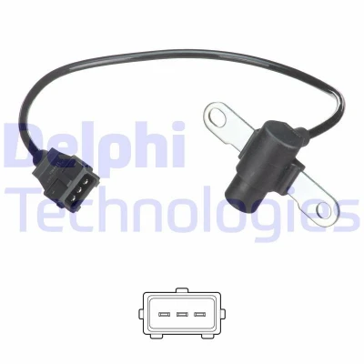 Imagen de DELPHI SS11235 Sensor de Cigueñal 3 RENAULT: Megane 1 Coach, Classic, Scenic
