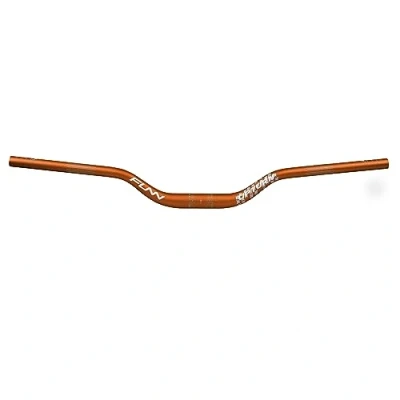 Imagen de Funn Upturn Manillar de bicicleta montaña alta elevación con abrazadera barra 31.8mm y ancho 785mm, 55mm (Naranja)