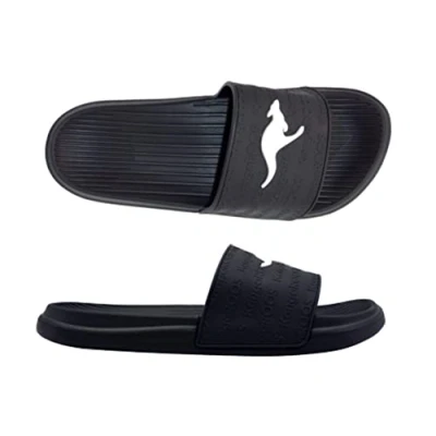 Imagen de KangaROOS Kangaslide, Slides Unisex Adulto, Negro Azabache, 47 EU