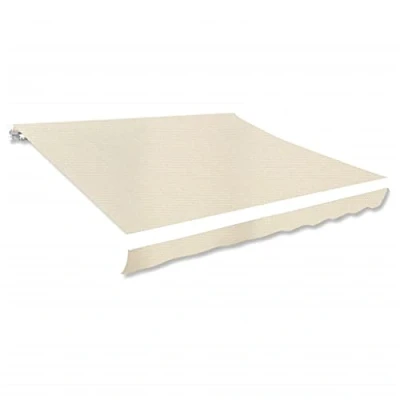 Imagen de vidaXL Parte Superior del Toldo de Lona Color Crema 3 x 2,5 m (Marco No Incluido)