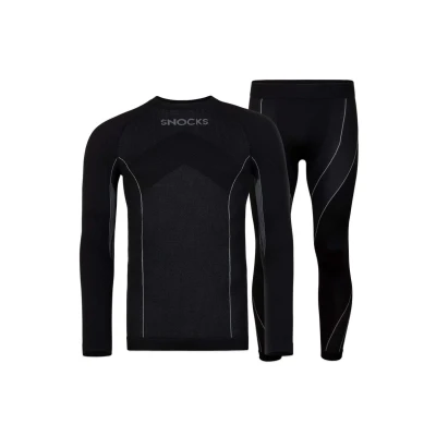 Imagen de Snocks Thermo SET Camiseta interior, Hombre, Talla: XL, Schwarz