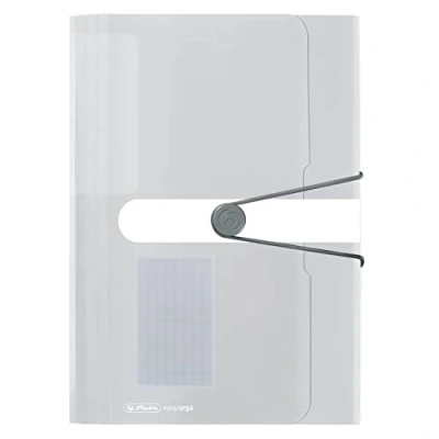Imagen de Herlitz 11277936 Carpeta archivadora (polipropileno, 12 bolsillos expansibles), transparente