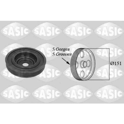 Imagen de SASIC 2154008 Polea de Cigüeñal 151 RENAULT: MEGANE 2, SCENIC 2 Coupe Cabriolet