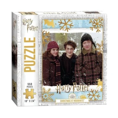 Imagen de USAopoly USOPZ010686 Harry Potter Christmas at Hogwarts 550 Piece Puzzle, Various