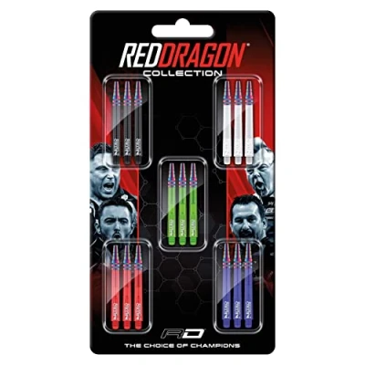 Imagen de RED DRAGON Nitro Ionic Dardos Colecciones 5 juegos por paquete (15 olas en total) (X0796)