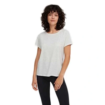 Imagen de O&#039;NEILL Essential Roundneck Shortsleeve T Shirt, Casual Logo Rundhalsshirt Camiseta, White Melee, XS XL para Mujer