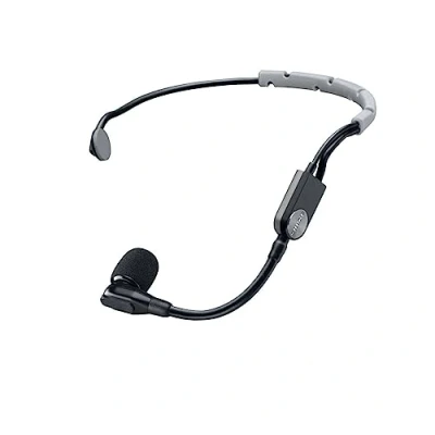 Imagen de Shure SM35 XLR Micrófono condensador de diadema para actuaciones con ajuste fácil, paravientos y preamplificador Conector integrado