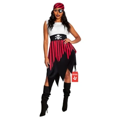 Imagen de Morph Disfraz Pirata Mujer, Disfraces Piratas Traje Mujer Pirata, Vestido Halloween Talla M