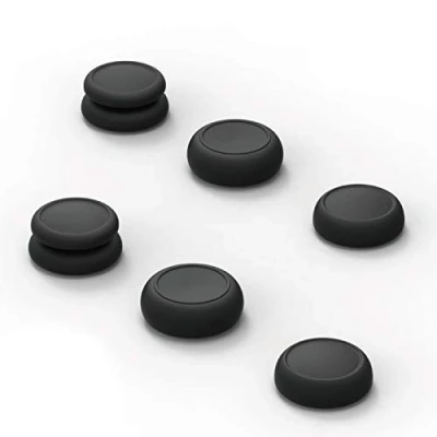 Imagen de Skull &amp; Co. Skin, CQC and FPS Thumb Grip Set Joystick Cap Analog Stick for Steam Deck/Steam Deck OLED ROG Ally/ROG Ally X Black, 3 Pairs(6pcs)