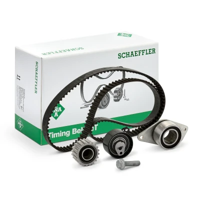 Imagen de INA 530 0357 10 Kit de correa distribución 153 con material montaje añadido tornillo RENAULT: Scénic 1, CLIO 2, Kangoo I