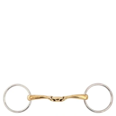 Imagen de BR Double Jointed Loose Ring Snaffle Soft Contact 14 mm