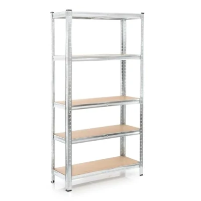 Imagen de Wiltec Estantería para cargas pesadas zincada 180x90x45cm enchufable acero 875kg 5 baldas taller