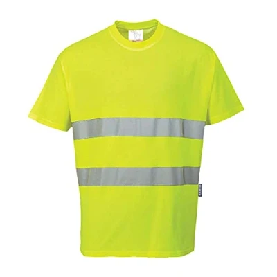 Imagen de Portwest Camiseta Cotton Comfort De Manga Corta, Tamaño: 4XL, Color: Amarillo, S170YER4XL