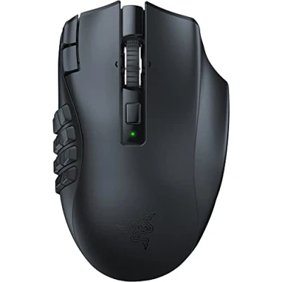 Imagen de Ratón gaming Razer Naga V2 Hyperspeed, Inalámbrico, 30000 DPI, 21 controles programables, Hasta 250 h, Negro