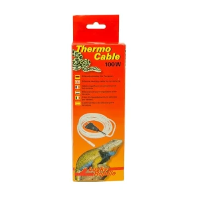 Imagen de Lucky Reptile Thermo Cable 100 W Calefactor Impermeable para terrarios de 10 m con 1,5 alimentación fría Calentamiento rápido y Calor Uniforme Accesorios terrario