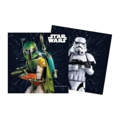 Imagen de Procos Servilletas de papel FSC Star Wars Galaxy (33 x 33 cm, doble vela), 20 unidades, multicolor, 93881