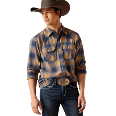 Imagen de ARIAT Camisa Hershel Retro Fit para hombre, Peine Miel, X Small
