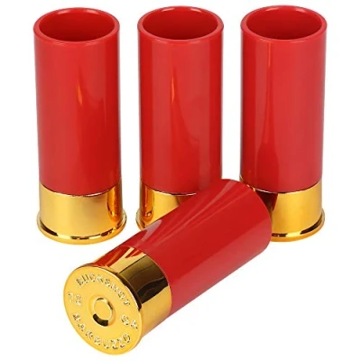 Imagen de UT Brands 12 Gauge Shotgun Shell 2oz Shot Glasses Set of 4