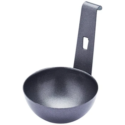 Imagen de KitchenCraft KC Blue Soporte Cocedor de Huevo, Acero Inoxidable, Plateado, 10x7.3x17.5 cm